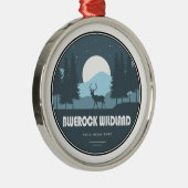 Bluerock Wildland Provinciaal Park Herten Metalen Ornament (Rechts)