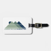 Bluerock Wildland Provincial Park Mountain Sun Bagagelabel (Voorkant horizontaal)