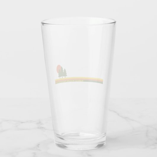 Bluerock Wildland Provincial Park Pine Trees Sun Glas (Achterkant)