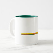 Bluerock Wildland Provincial Park Pine Trees Sun Tweekleurige Koffiemok (Voorkant links)