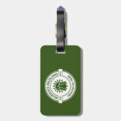 Bluerock Wildland Provincial Park Sun Trees Bagagelabel (Achterkant verticaal)