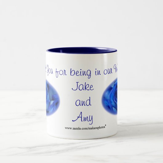 BlueRoses TY Mok-pas aan Tweekleurige Koffiemok (Center)