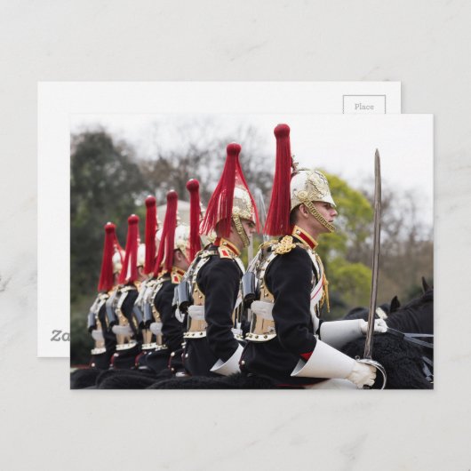 Blues and Royals Cavalry Briefkaart (Voorkant / Achterkant)