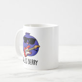 Blues Berry Grappige Fruit Pun Koffiemok (Voorkant links)