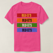Blues bluey pap cartoon t-shirt (Design voorkant)