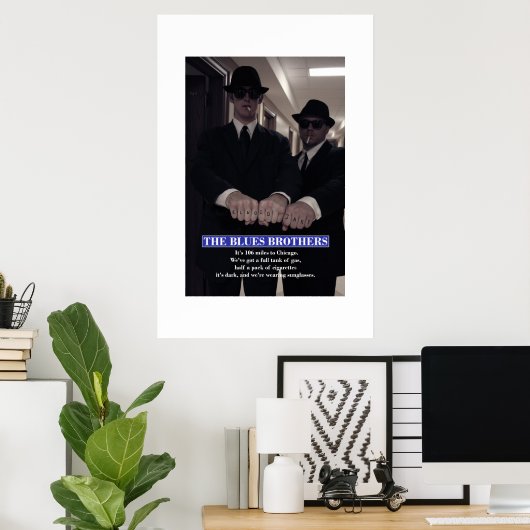Blues Brothers 2007 Poster (Thuiskantoor)