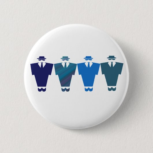 Blues Brothers Button Badge (Voorkant)