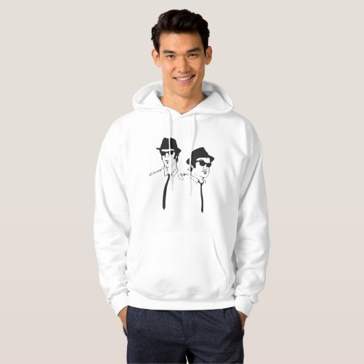 Blues Brothers Pullover Hoodie (Voorkant volledig)