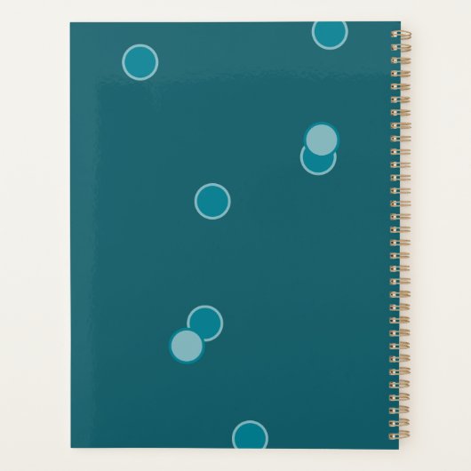 Blues & Bubbles - You Got This voor Tech Vrouwen Planner (Achterkant)