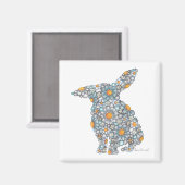 Blues Bunny Magnet (Voorkant / Achterkant)