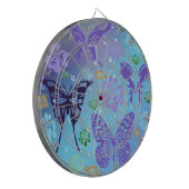 Blues Butterflies Dartbord (Voorkant Links)