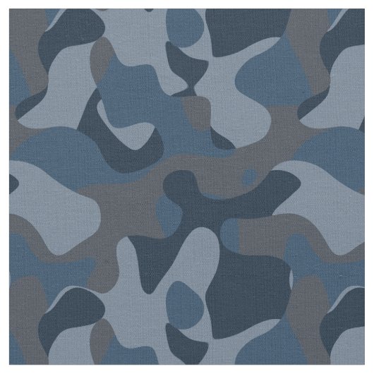 Blues Camo Stof (Close Up)