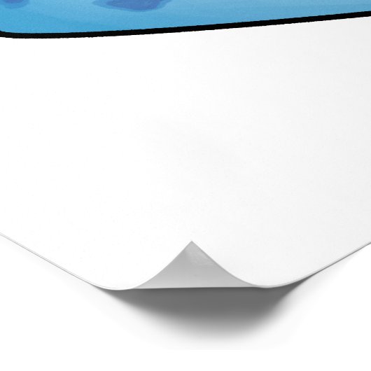 Blues Cheese Funny Food Pun Poster (Hoek)