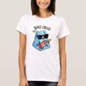 Blues Cheese Funny Food Pun T-shirt (Voorkant)