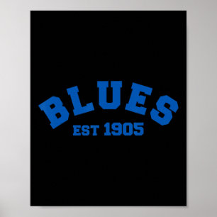 Blues Chelsea Opgericht In 1905 Voetbal Soccer Poster
