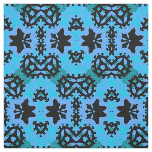 Blues Clusters Stof (Swatch)