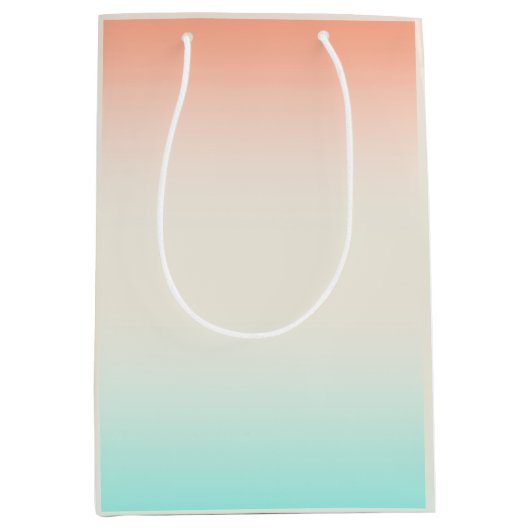 Blues Coral Linen Blends Medium Cadeauzakje (Voorkant)