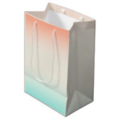 Blues Coral Linen Mengels Medium Cadeauzakje (Voorkant Gekanteld)