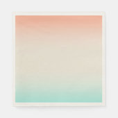 Blues Coral Linen Mengelsels Servet (Voorkant)