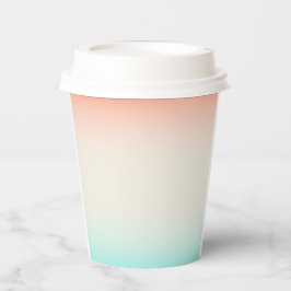 Blues Coral Linen Mengsels  Papieren Bekers