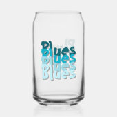 Blues Drinkware Set Blikvorm Glas (Achterkant)