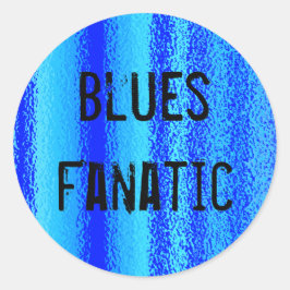 Blues fanatieke stickers