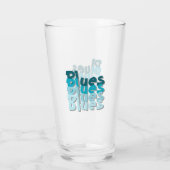 Blues Glass Cup Glas (Achterkant)