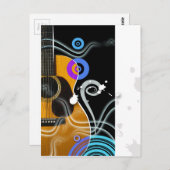 Blues Guitar Briefkaart (Voorkant / Achterkant)