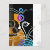 Blues Guitar Briefkaart (Voorkant)