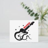 Blues Guitar Briefkaart (Staand voorkant)