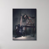 Blues Guitar Canvas Afdruk (Voorkant)