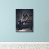 Blues Guitar Canvas Afdruk (Insitu (Houten vloer))