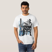 blues guitar man t-shirt (Voorkant volledig)