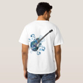 blues guitar man t-shirt (Achterkant volledig)