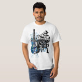 blues guitar man t-shirt (Voorkant volledig)