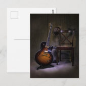 Blues Guitar neemt 2 Briefkaart (Voorkant / Achterkant)