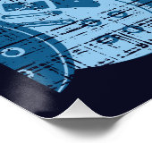 Blues Guitar Poster (Hoek)