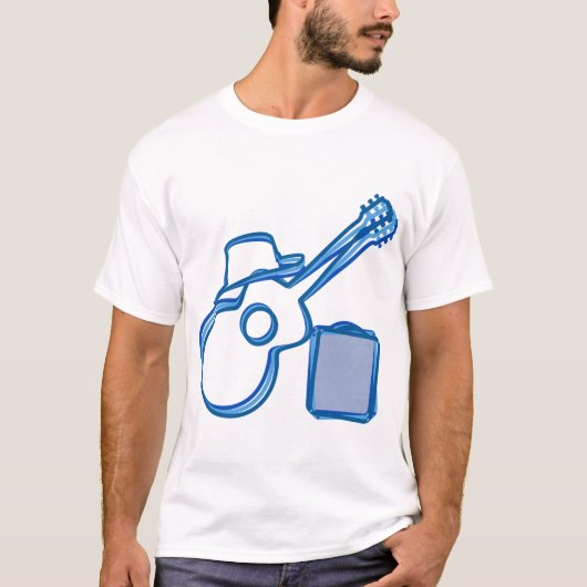 Blues Guitar T-shirt (Voorkant)