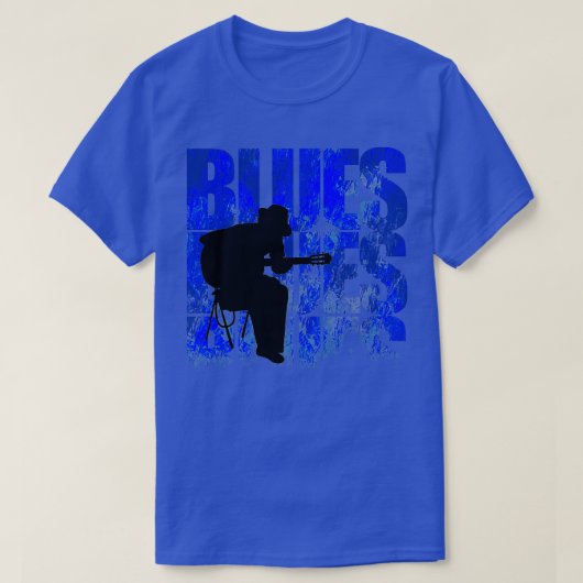 Blues Guitar T-shirt (Design voorkant)