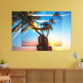 Blues Himmel Canvas Afdruk (Insitu (Woonkamer))