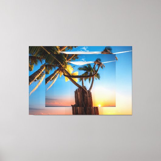 Blues Himmel Canvas Afdruk (Voorkant)