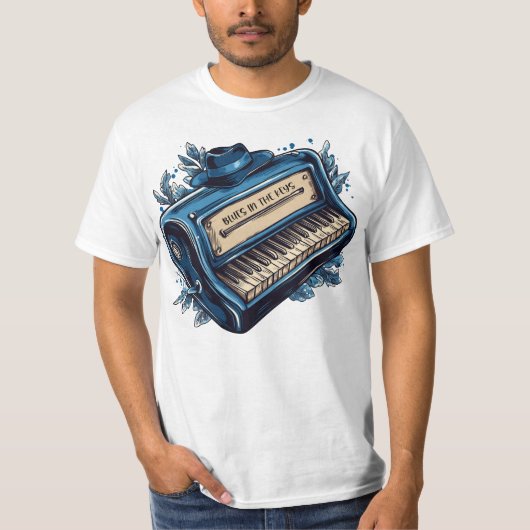 Blues in the Keys T-shirt (Voorkant)