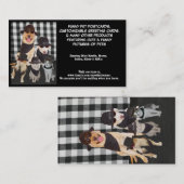 Blues Labs & Cool Cats van Myrtie Visitekaartje (Voorkant / Achterkant)