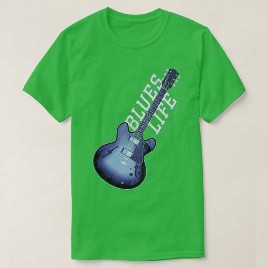 Blues LIfe T-shirt (Design voorkant)