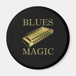 Blues Magic Instrument Harmonica Music Sound Gift Magneet