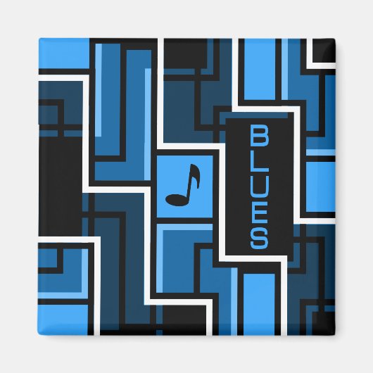 Blues magnet (Voorkant)