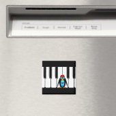 blues man piano magneet (Insitu (Vaatwasser))