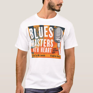 Blues Master met Heart-shirt T-shirt