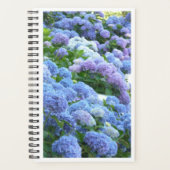 Blues Muse Hydrangeas Spiral Notitieboek (Voorkant)