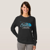 Blues Music Band Harmonica Teacher T-shirt (Voorkant volledig)